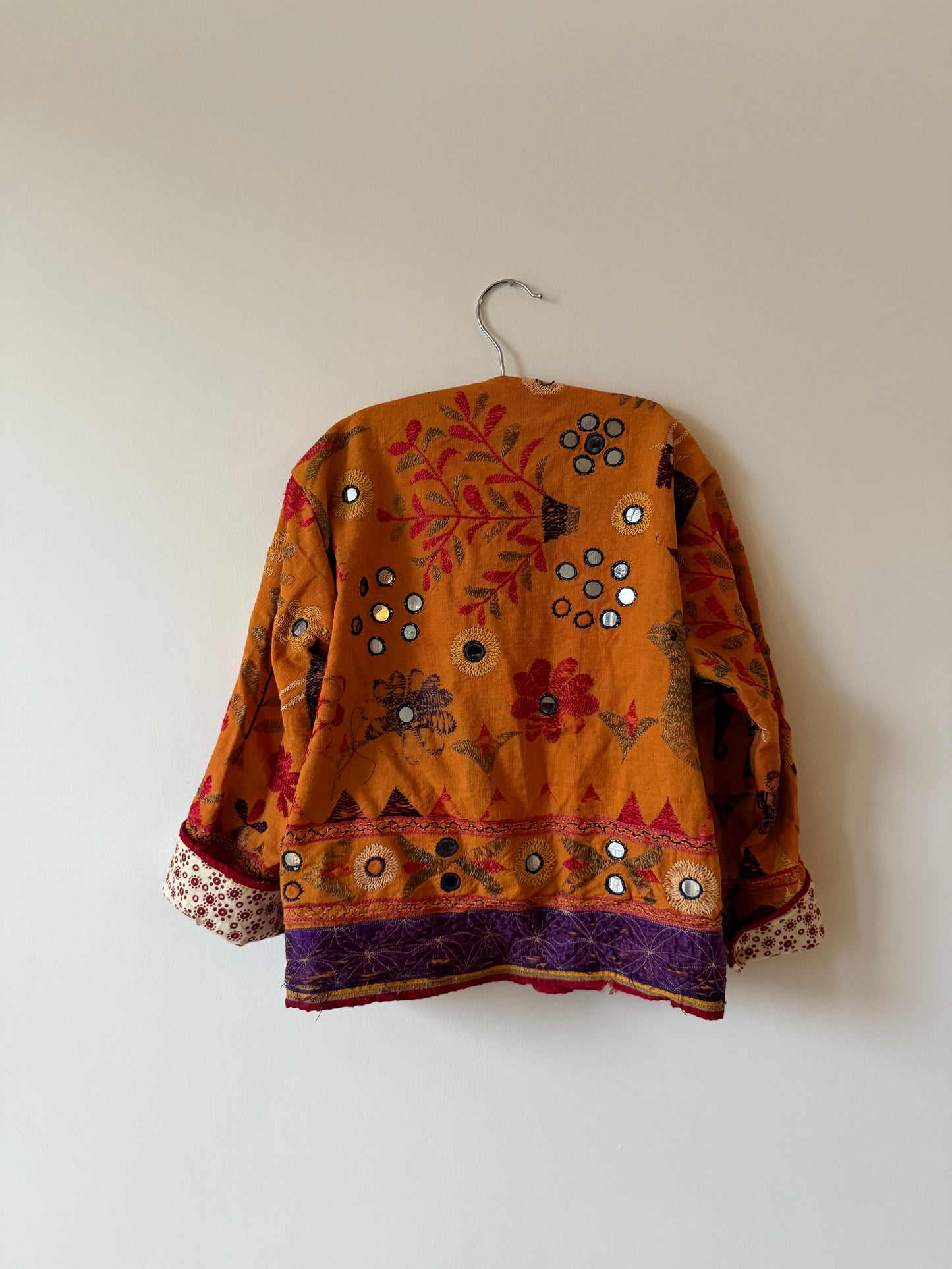 Vintage Kids Coat Oker Size 128