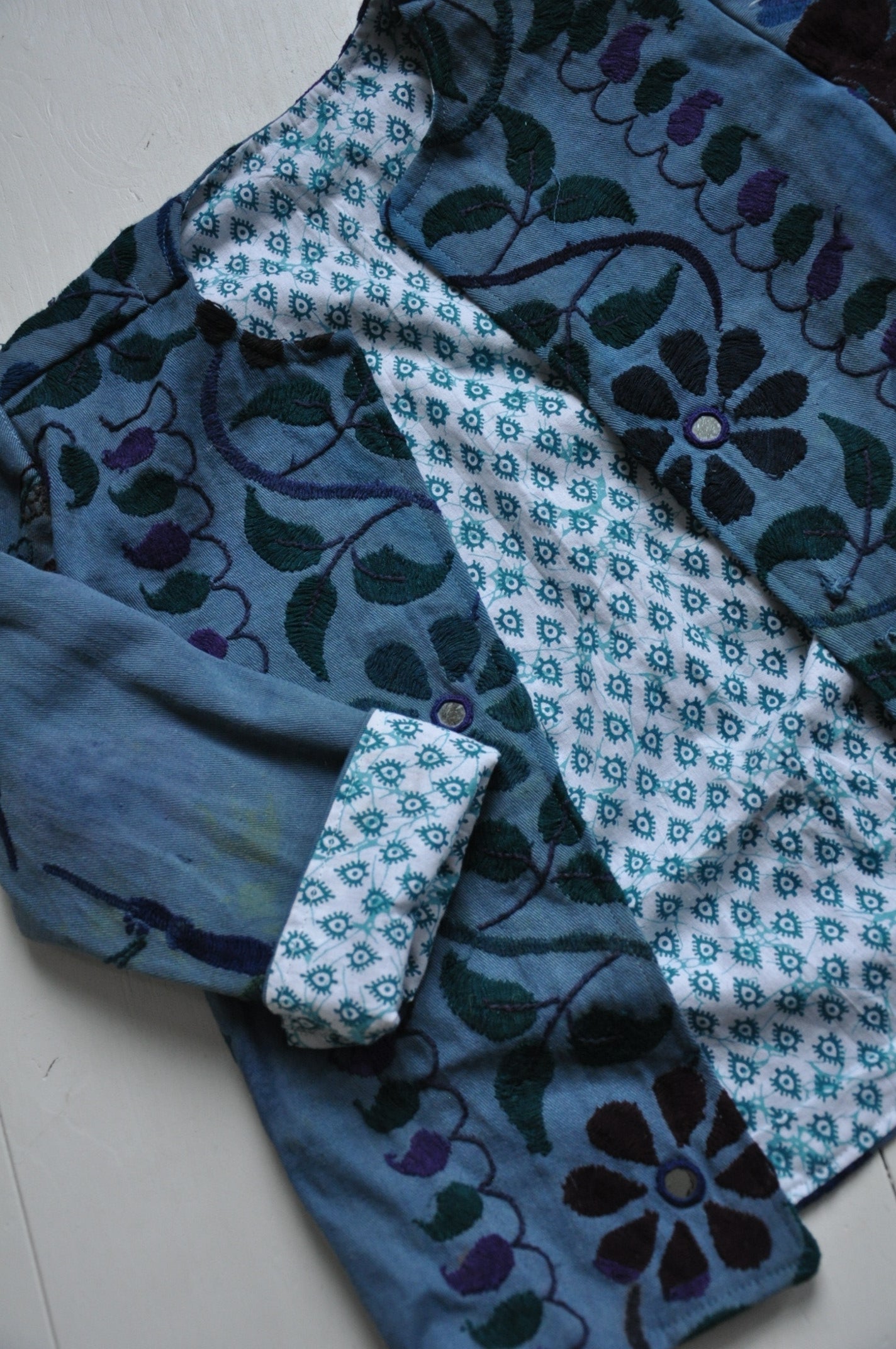 Vintage Kids Coat Blue Size 104 - 110