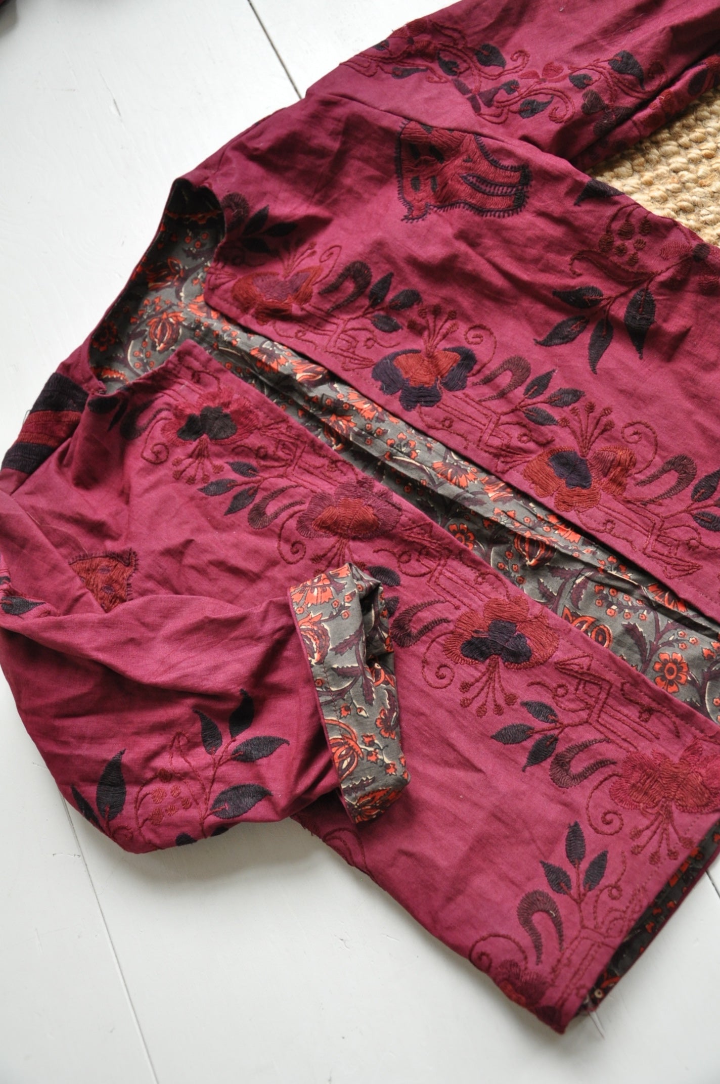 Vintage Kids Coat Size Burgundy Size 104 - 110