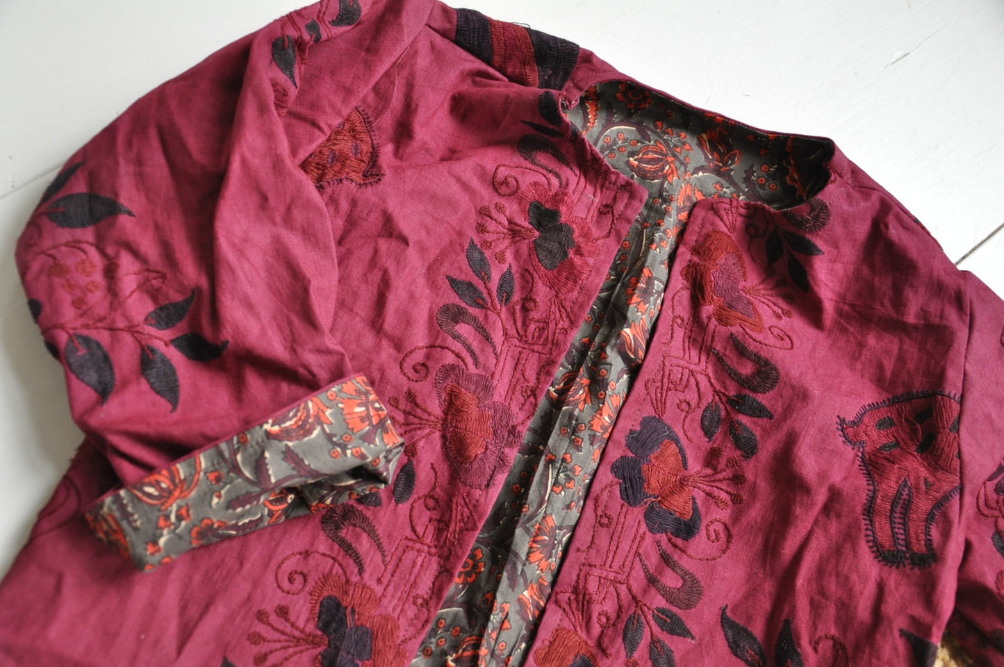 Vintage Kids Coat Size Burgundy Size 104 - 110