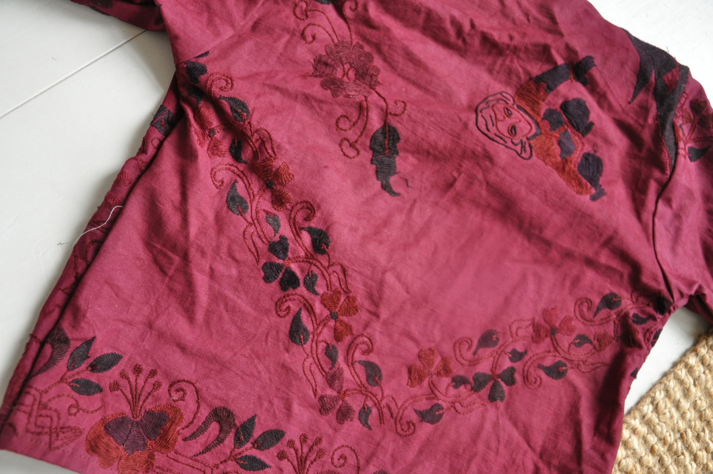 Vintage Kids Coat Size Burgundy Size 104 - 110