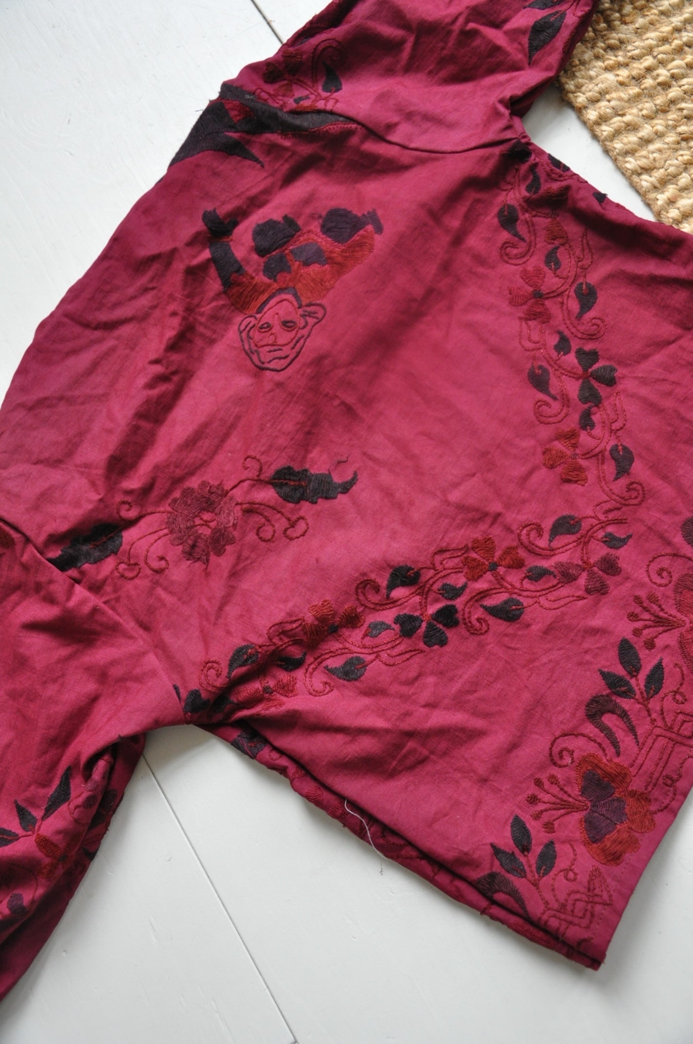 Vintage Kids Coat Size Burgundy Size 104 - 110