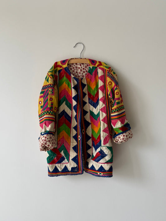 Vintage Kids Coat Yellow Size 122 - 128