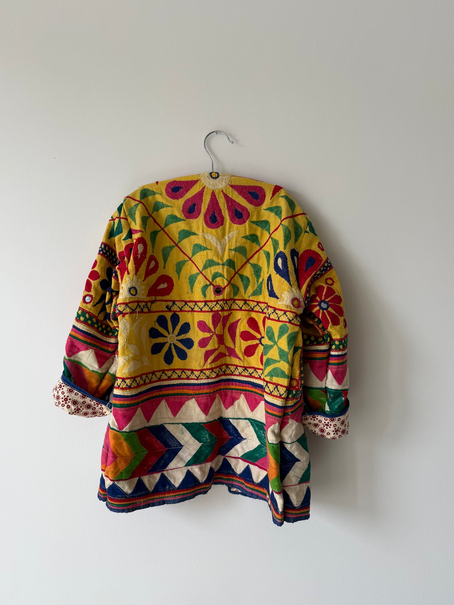 Vintage Kids Coat Yellow Size 122 - 128