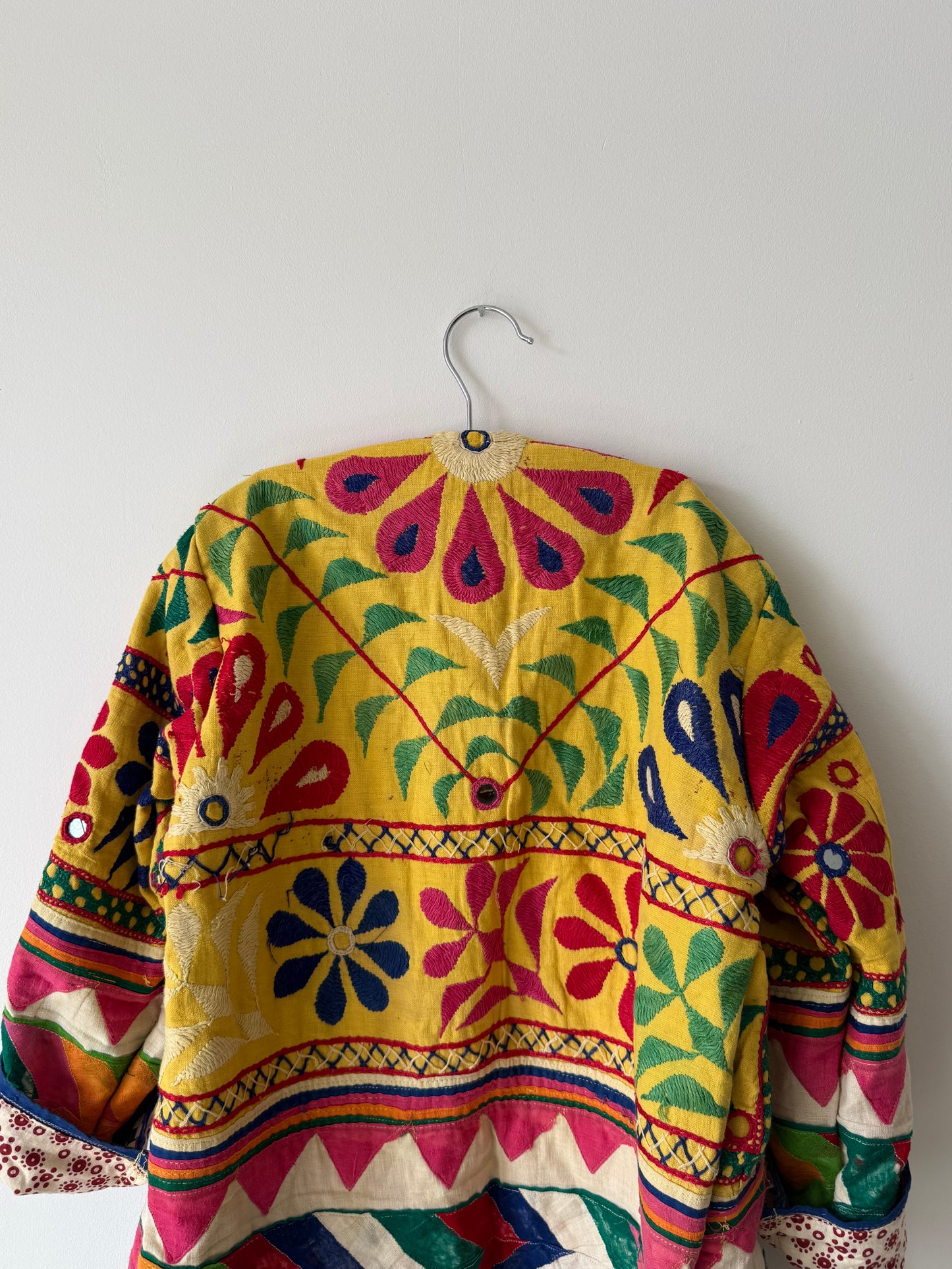 Vintage Kids Coat Yellow Size 122 - 128