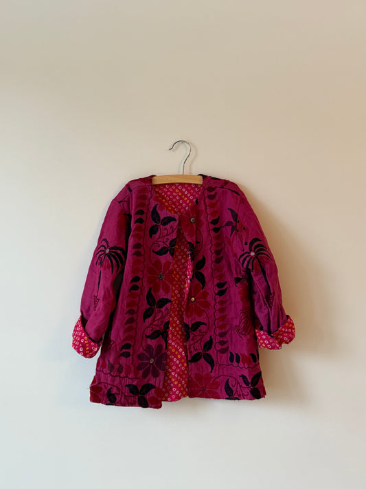 Vintage Kids Coat Pink Size 116 - 122
