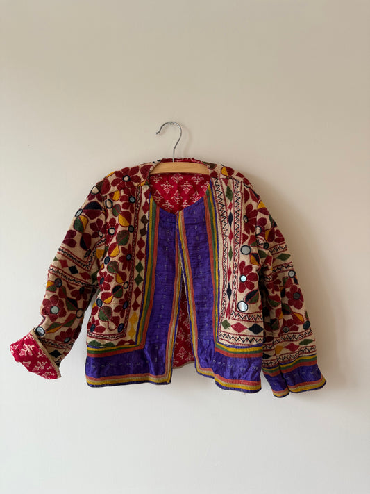 Vintage Kids Coat Multicolor Size 122
