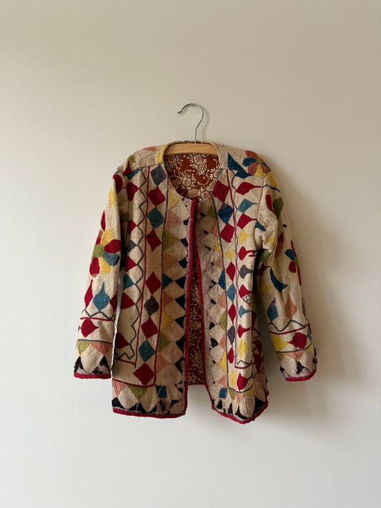 Vintage Kids Coat Multicolor Size 122