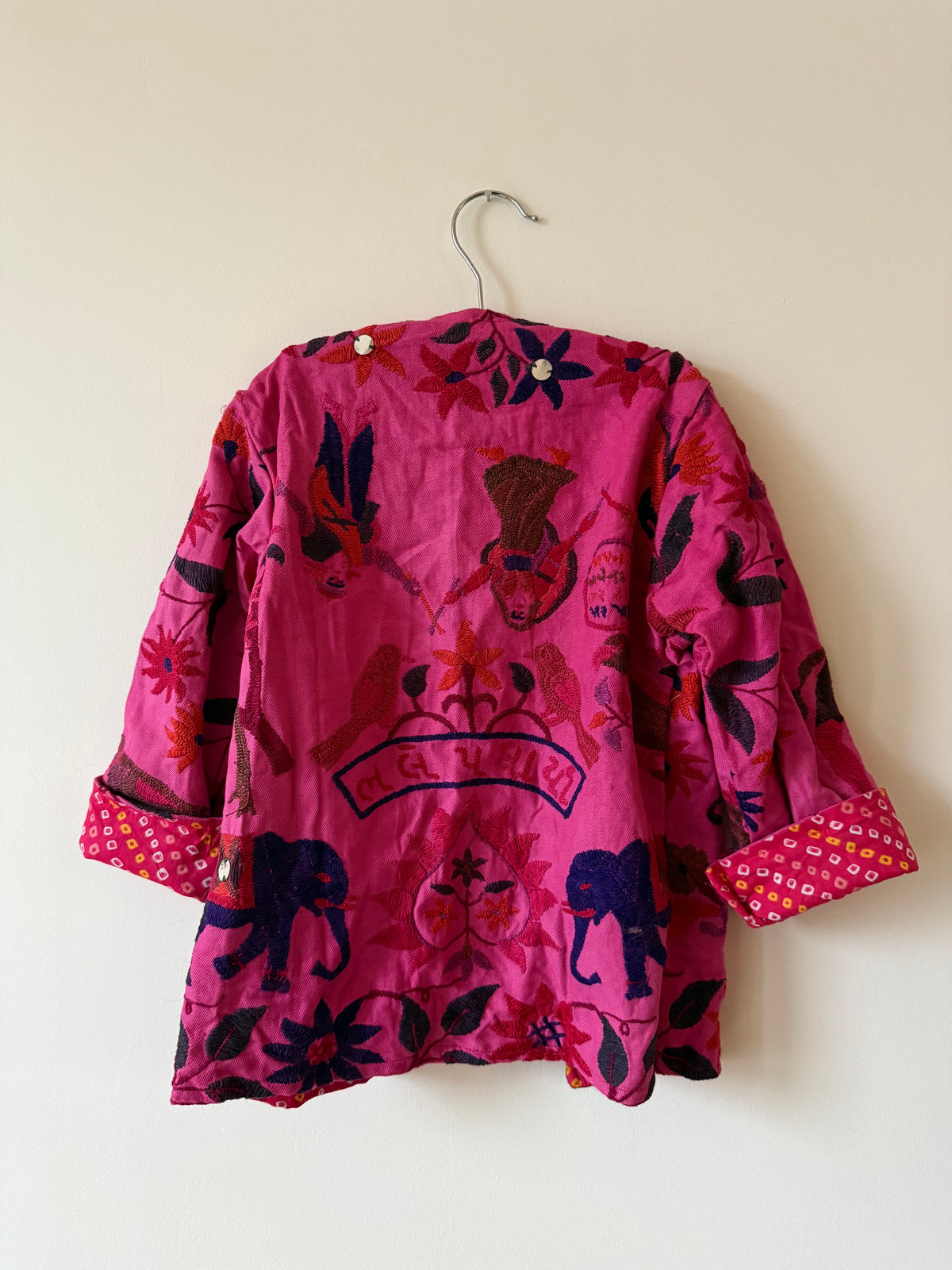 Vintage Kids Coat Pink Size 110 - 116
