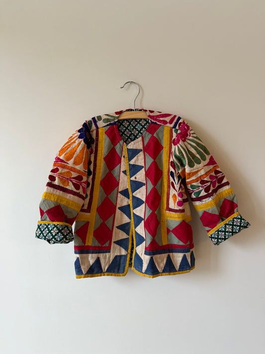 Vintage Kids Coat Multicolor Size 104 - 110